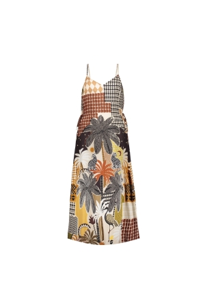 Geisha dress 000775 Brown