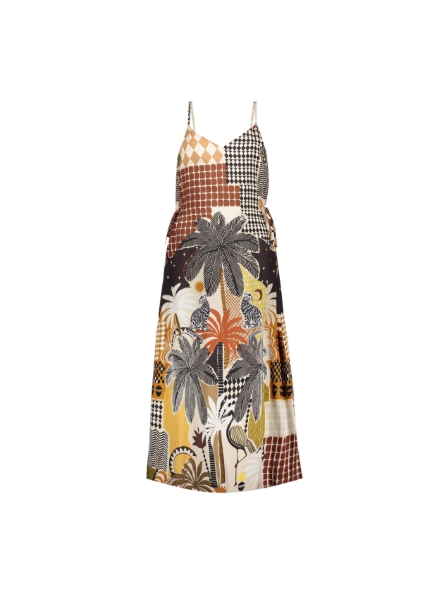 Geisha dress 000775 Brown