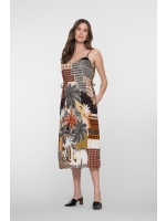 Geisha dress 000775 Brown