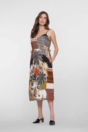 Geisha dress 000775 Brown