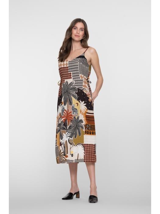 Geisha dress 000775 Brown