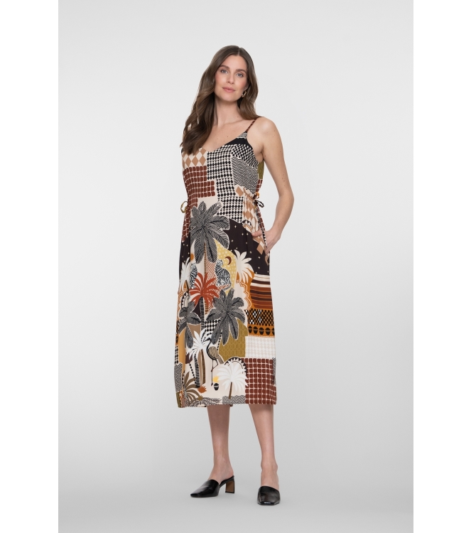 Geisha dress 000775 Brown