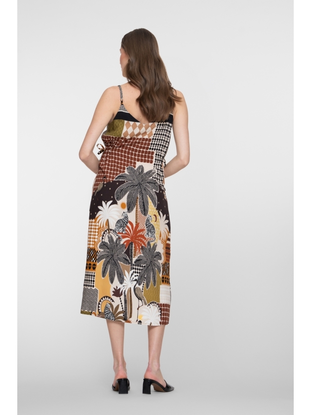 Geisha dress 000775 Brown