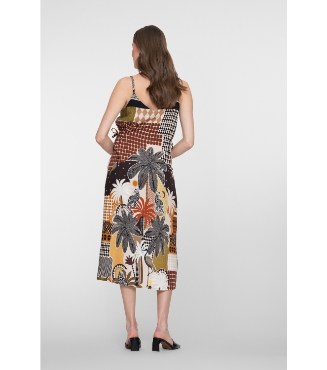 Geisha dress 000775 Brown