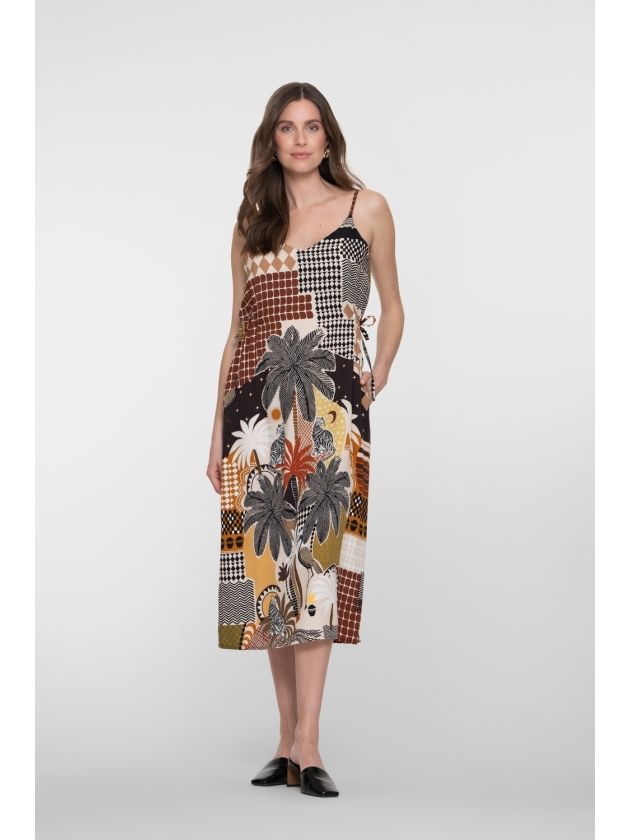 Geisha dress 000775 Brown