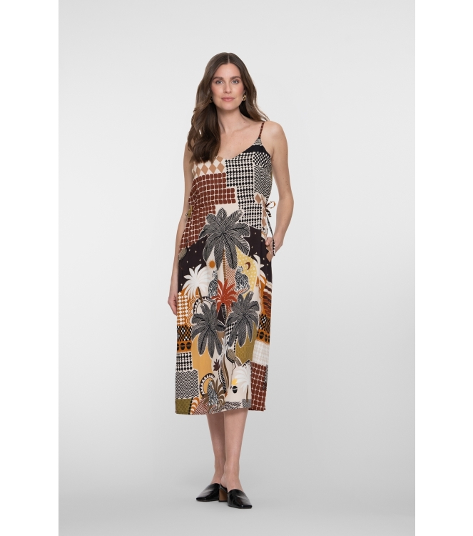 Geisha dress 000775 Brown