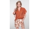 Geisha Top bat sleeve 000202 Ginger