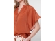 Geisha Top bat sleeve 000202 Ginger
