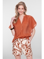 Geisha Top bat sleeve 000202 Ginger