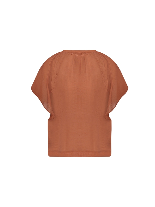 Geisha Top bat sleeve 000202 Ginger