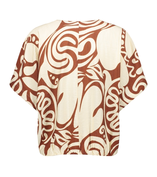 Geisha Top bi-color 000760 Tabacco