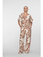 Geisha Top bi-color 000760 Tabacco