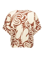 Geisha Top bi-color 000760 Tabacco