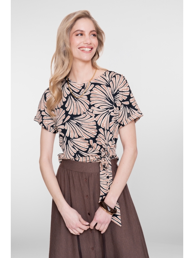 Geisha top 000999 Black