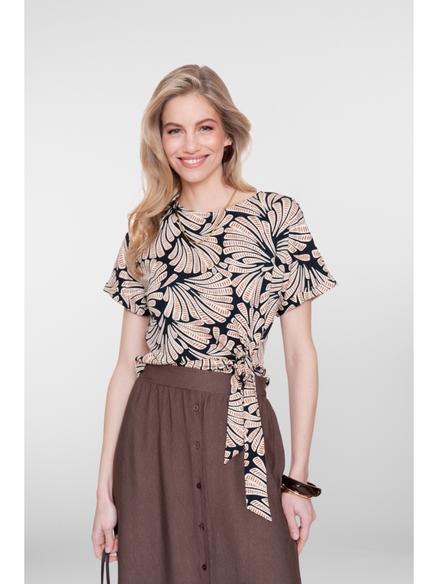 Geisha top 000999 Black
