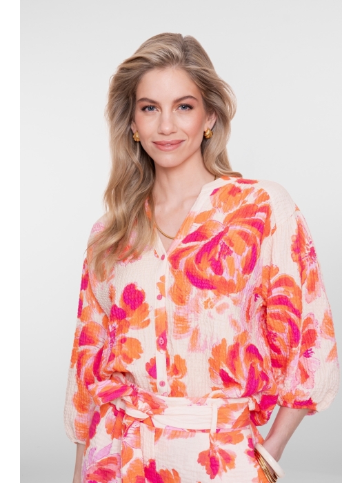 Geisha blouse 000250 Orange