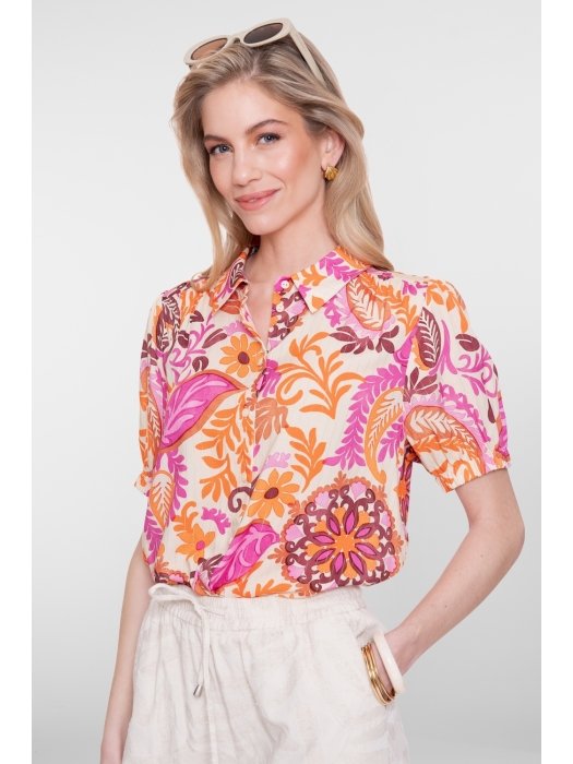 Geisha blouse 000250 Orange