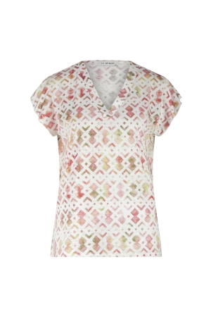 In Shape T-shirt Vivian Geometric 9901 Multicolour