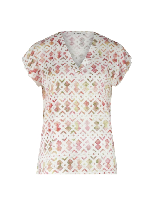 In Shape T-shirt Vivian Geometric 9901 Multicolour