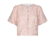 Neo Noir Aisa Soft Brocade Blouse Light pink