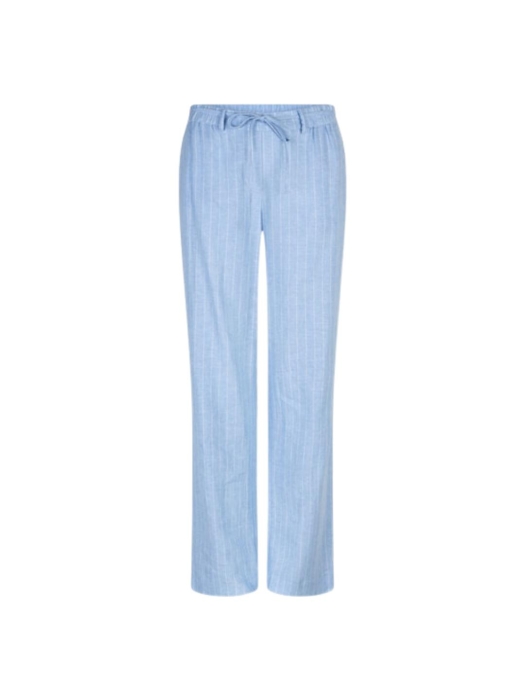 Red Button De Claudette Linen/Visco Pinstripe 31 Light blue