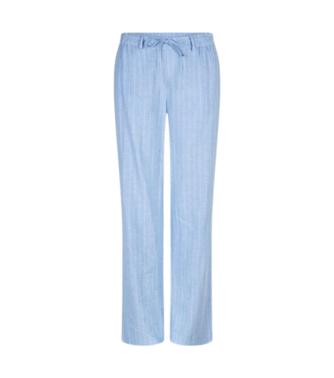Red Button De Claudette Linen/Visco Pinstripe 31 Light blue