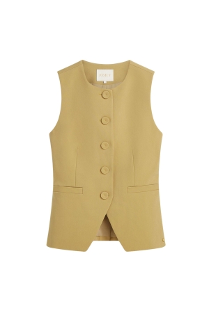 Josh V KIRO fitted waistcoat 623 mustard yellow