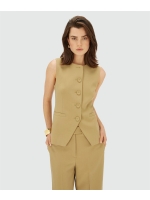 Josh V KIRO fitted waistcoat 623 mustard yellow