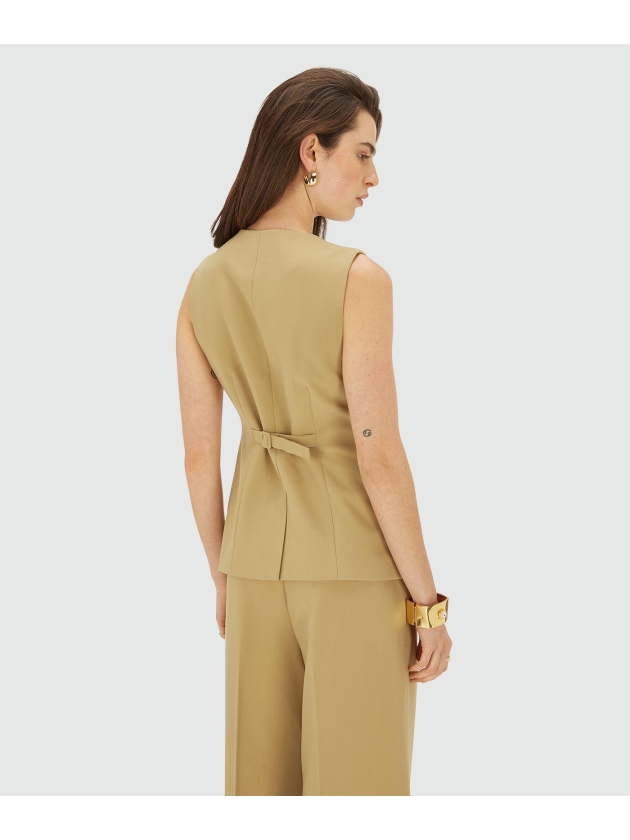 Josh V KIRO fitted waistcoat 623 mustard yellow