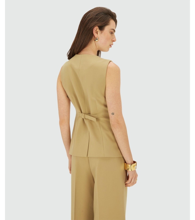 Josh V KIRO fitted waistcoat 623 mustard yellow