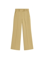 Josh V JESSIE high-rise wide-leg trousers 623 mustard yellow