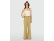 Josh V JESSIE high-rise wide-leg trousers 623 mustard yellow