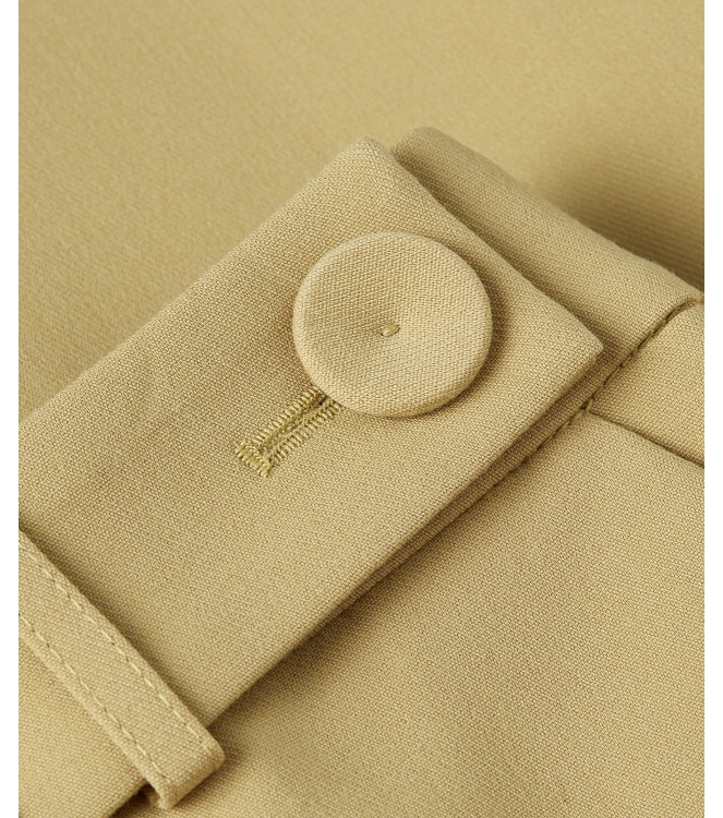 Josh V JESSIE high-rise wide-leg trousers 623 mustard yellow