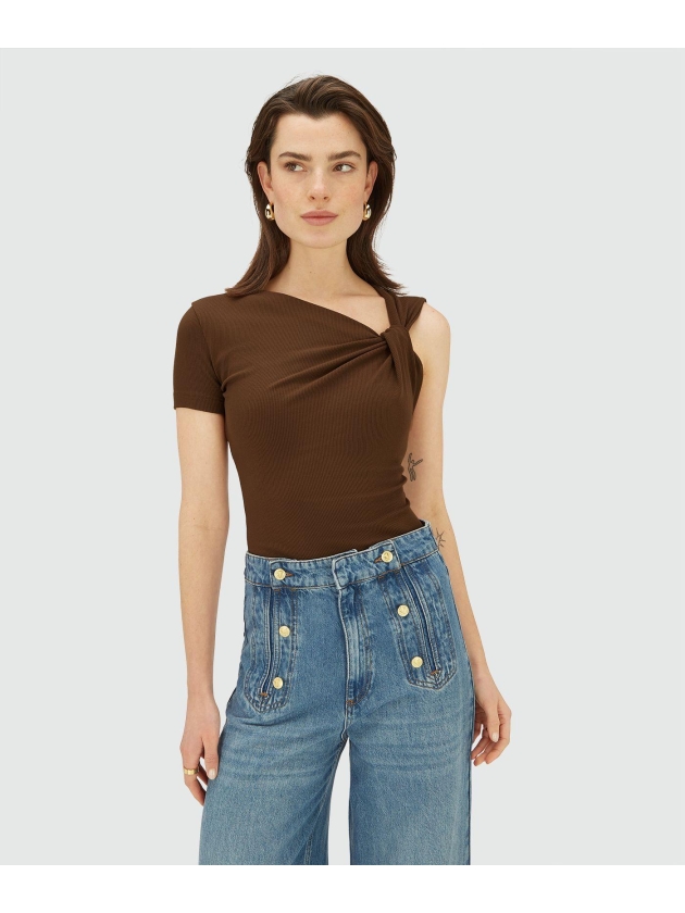 Josh V VINA super fitted top 987 brown
