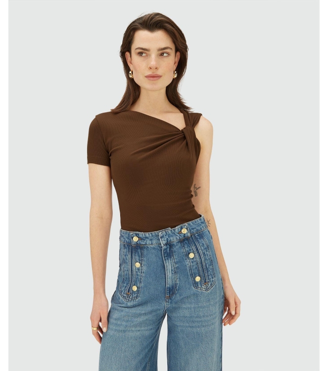 Josh V VINA super fitted top 987 brown