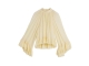 Josh V OIVA oversized top with ruffle details 613 butter yellow