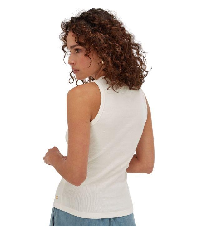 Josh V SWANNY slim fit top with beaded details 033 off white