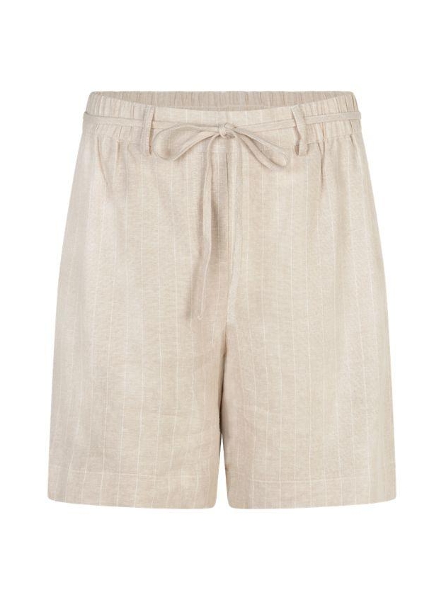 Red Button Cami short linen/visco pinstripe 99 Pebble
