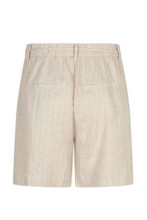 Red Button Cami short linen/visco pinstripe 99 Pebble