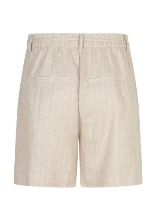 Red Button Cami short linen/visco pinstripe 99 Pebble
