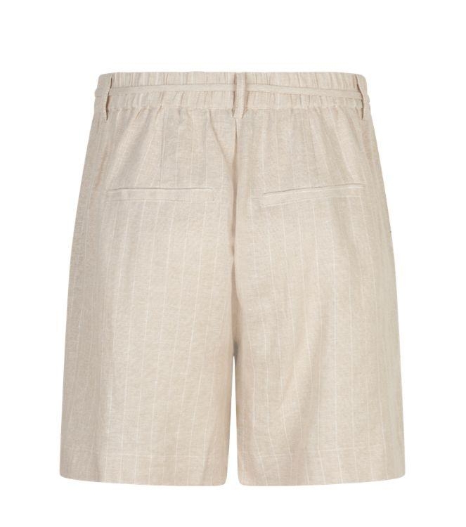 Red Button Cami short linen/visco pinstripe 99 Pebble