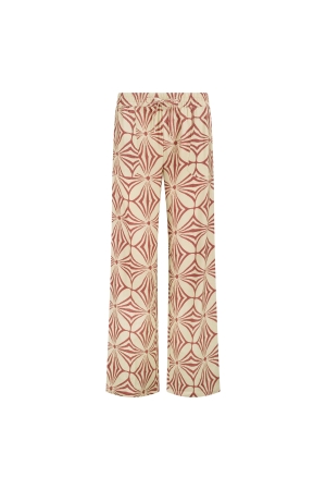 In Shape Trousers Linn Aop 5004 Grape