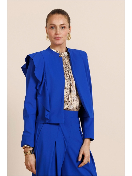 Studio Anneloes Jolijn bonded jacket 7301 electric blue