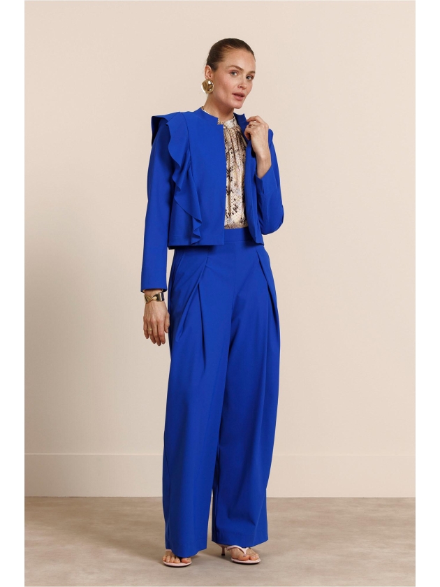 Studio Anneloes Jolijn bonded jacket 7301 electric blue