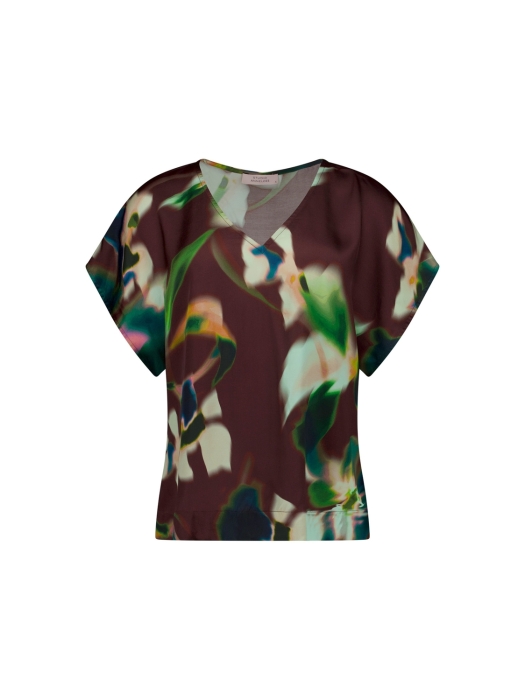 Studio Anneloes Jutta satin flower top 9997 multi color