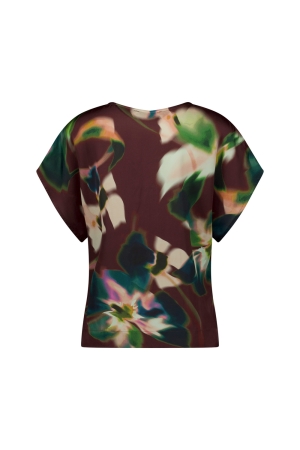 Studio Anneloes Jutta satin flower top 9997 multi color