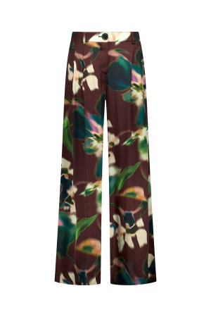 Studio Anneloes Sien satin flower trousers 9997 multi color