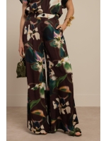 Studio Anneloes Sien satin flower trousers 9997 multi color