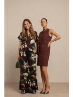 Studio Anneloes Sien satin flower trousers 9997 multi color
