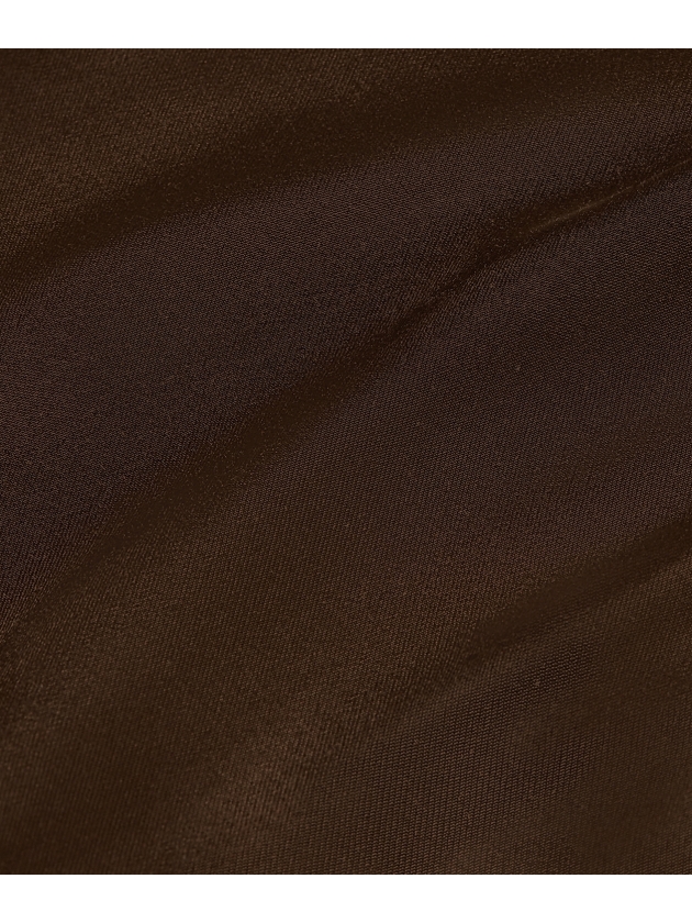 Josh V YAMICIA wrap maxi skirt in satin look 987 brown